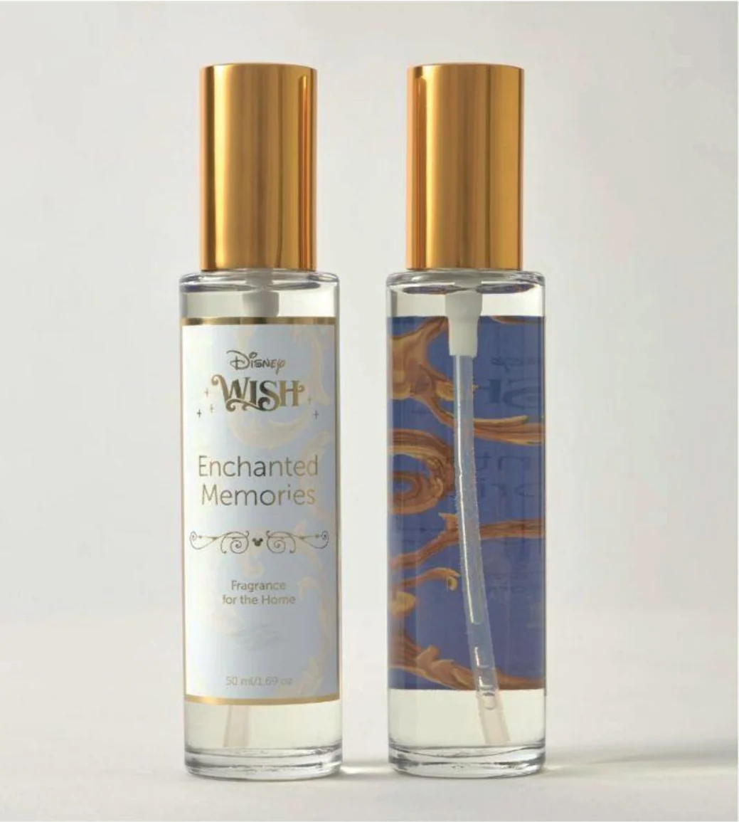 Two bottles of the custom Enchanted Memories fragrance