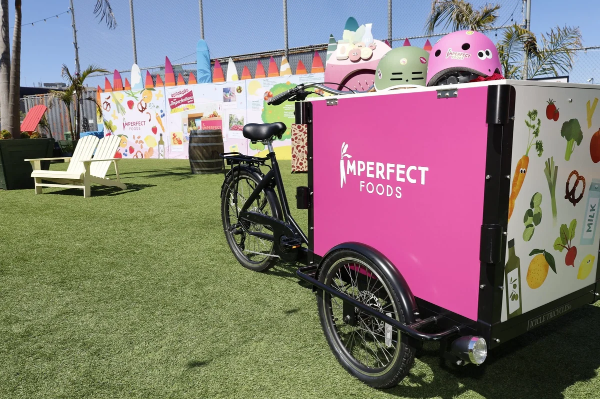 Custom Imperfect Foods snack bike