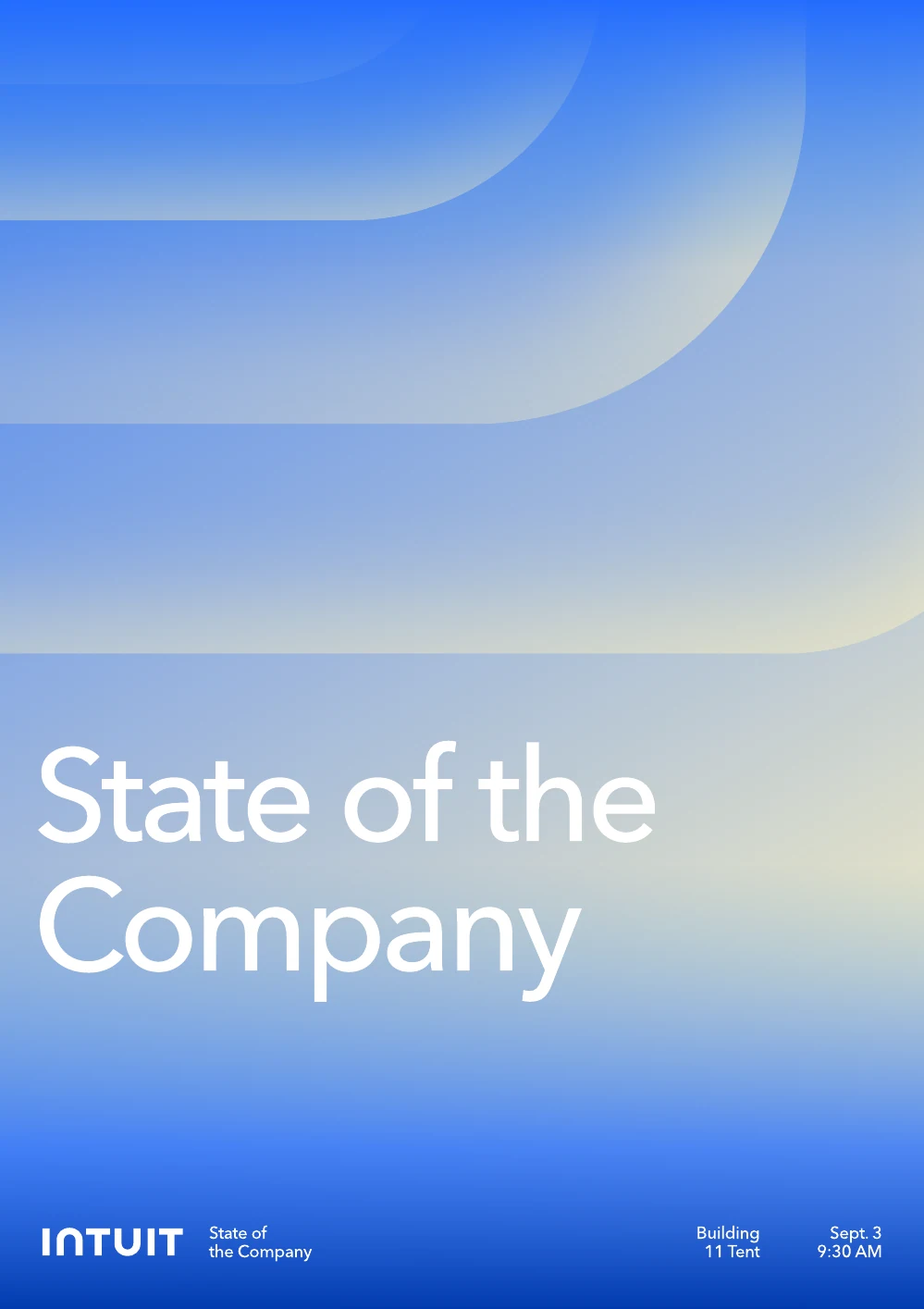 State of the Company poster